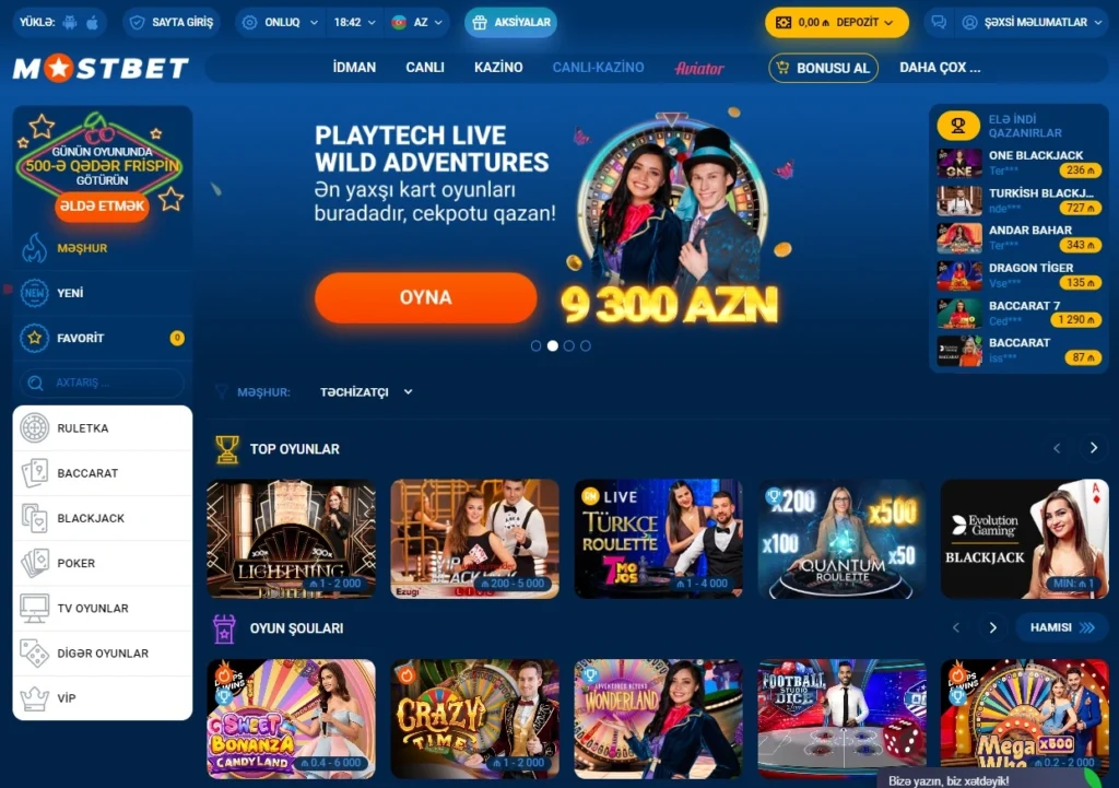 Mostbet casino